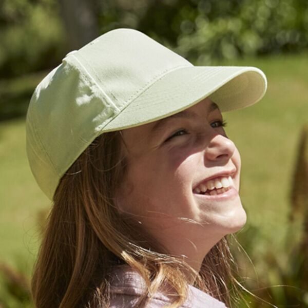 Beechfield Kids Organic Cotton 5 Panel Cap Thumbnail