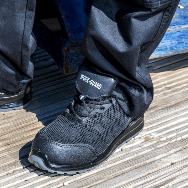 Unisex All Black Safety Trainer Thumbnail